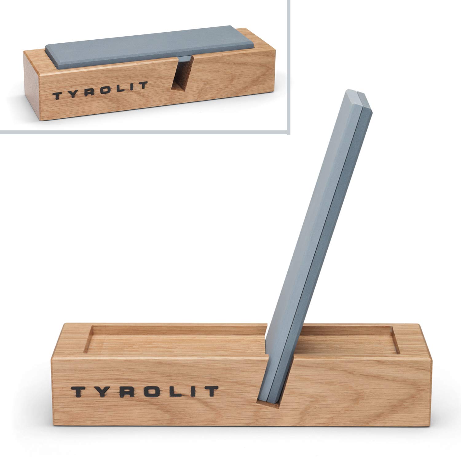 Stubai 34318227 Tyrolit Compact Knife Sharpener, Wood