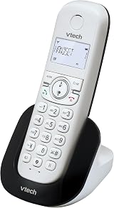 VTech CS1500 DECT Cordless Phone with Call Block, 1 Handset, White view 2
