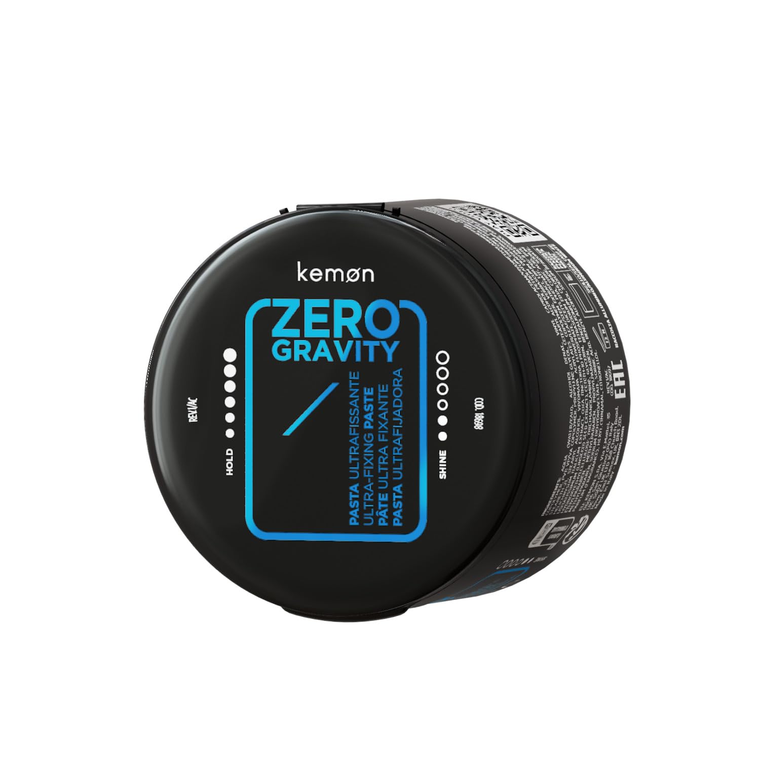 Kemon - Zero Gravity, Ultra-fixing Modelling Compound, Matte Effect and Extreme Long-Lasting Hold Anti-Gravity, Ideal for Hairstyles, 100ml