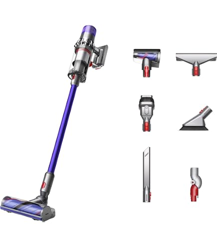 Amazon.com - Dyson V11 Plus Cordless Vacuum Cleaner, Nickel/Purple