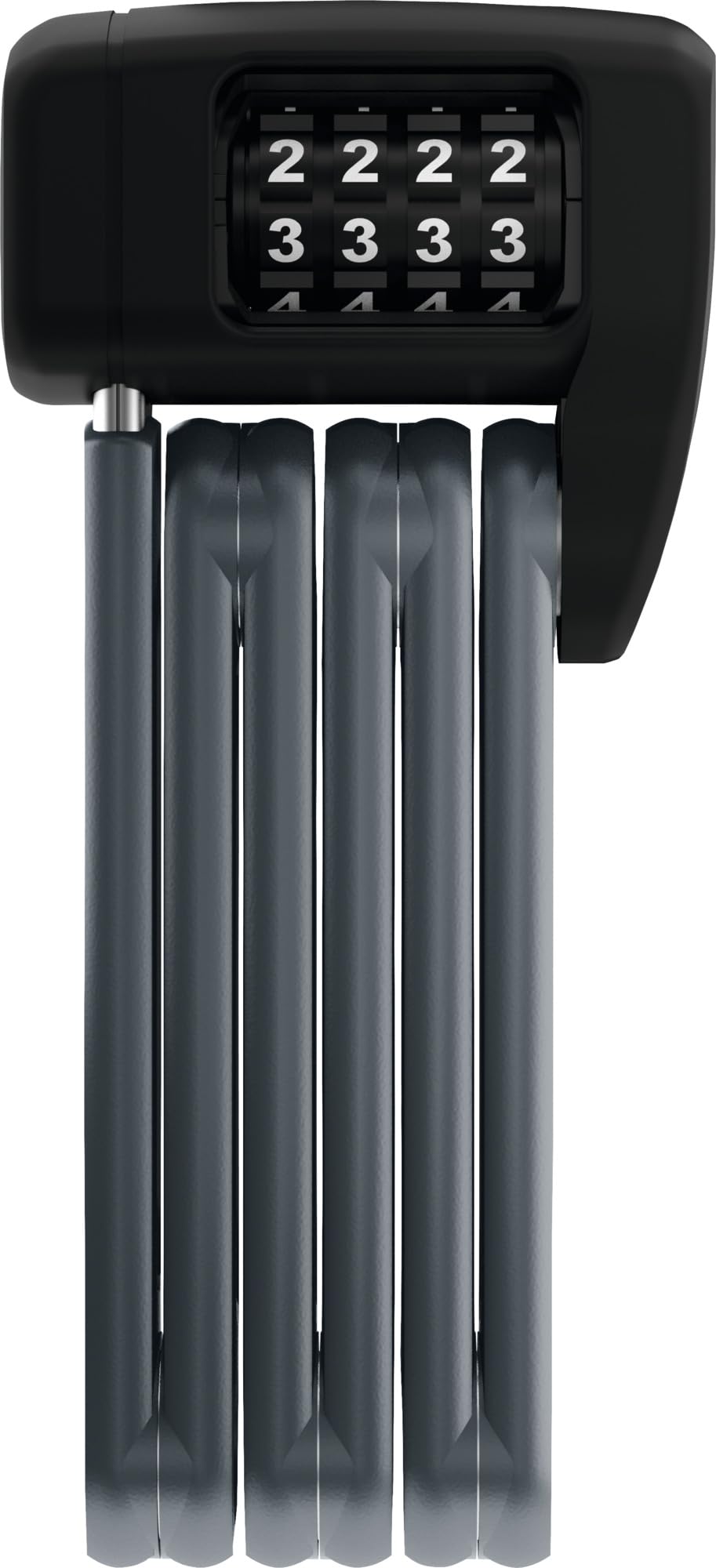 ABUS Bordo Lite 6055C folding lock - with combination code - Extra-light combination lock made of special steel - security level 7-60 cm - Black
