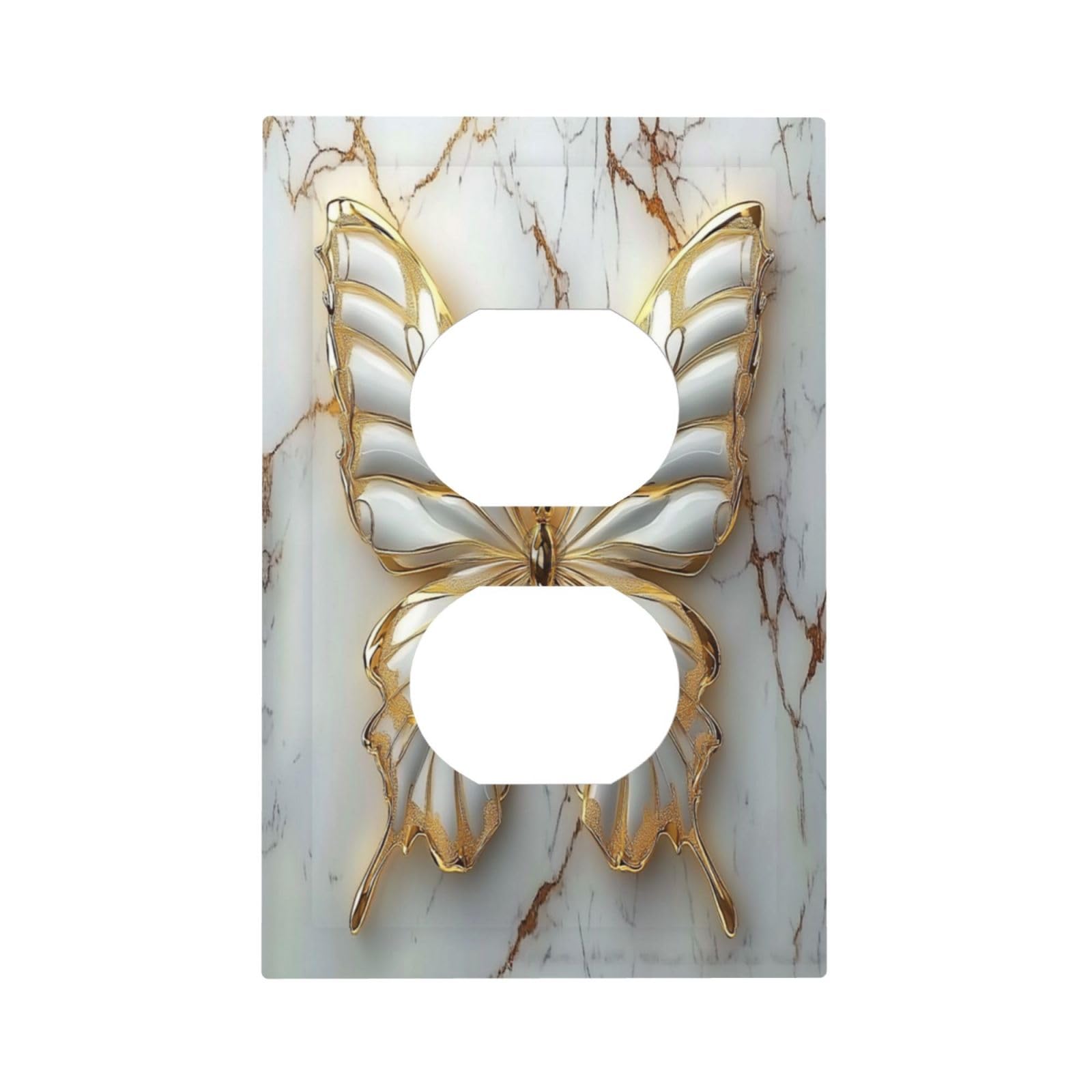 OILbiexn Outlet Covers White Gold Abstract Modern