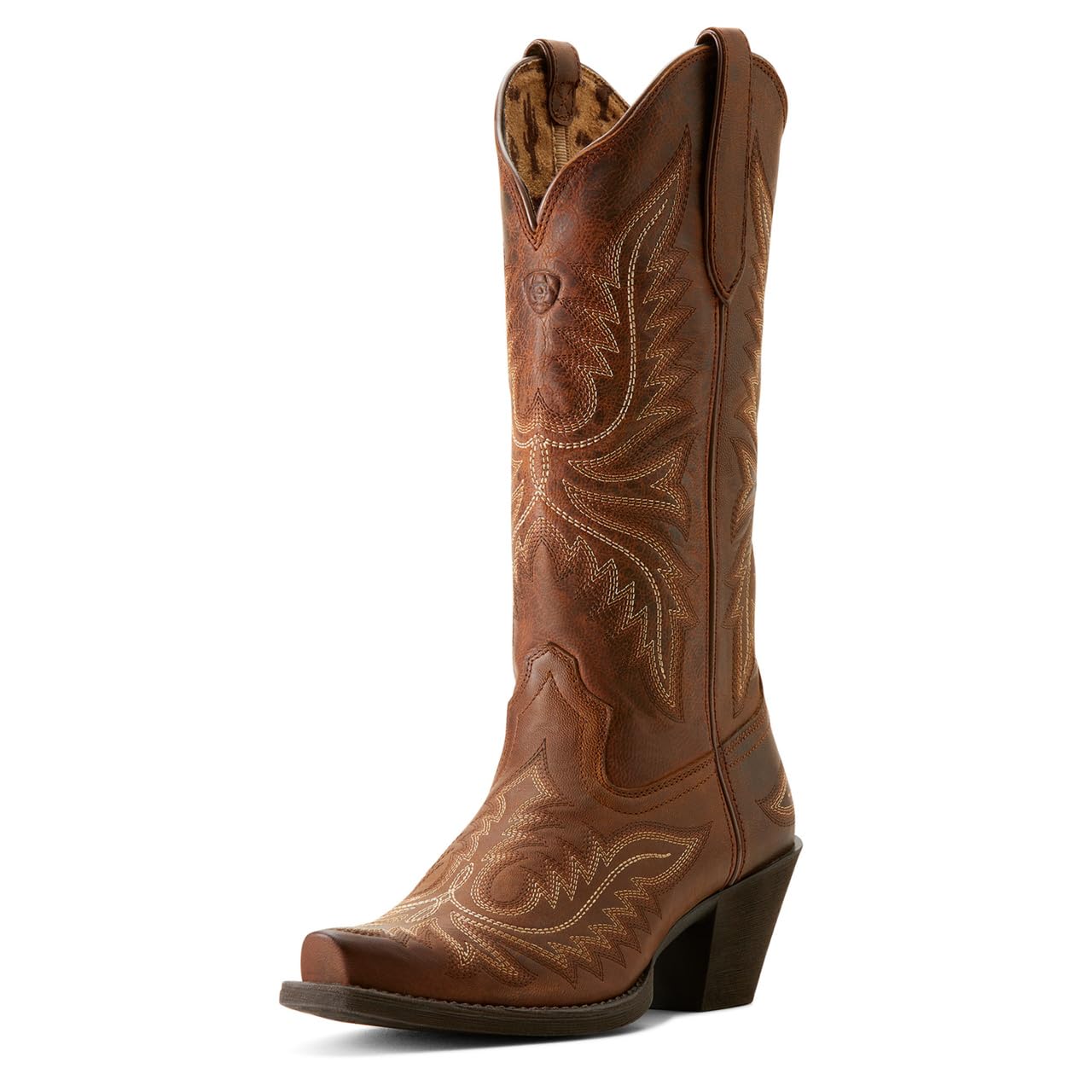 ARIAT Women’s Round Up Collins Western Boot, Rafter Tan, 8 Wide