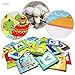 teytoy Baby Toys, 26pcs Baby's Non-Toxic Educational Soft Intelligence Development Cloth Card Infant Learning Toys My First Alphabet Cards