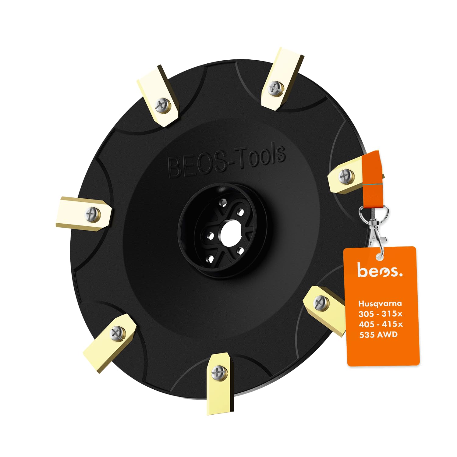 BEOS Premium robotic lawnmower tuning - Turntable compatible with Husqvarna Automower 305 | 310 | 315x | 405 | 410 | 415x | 535 AWD - Blade disc for 6X blades - glass fibre reinforced blade disc
