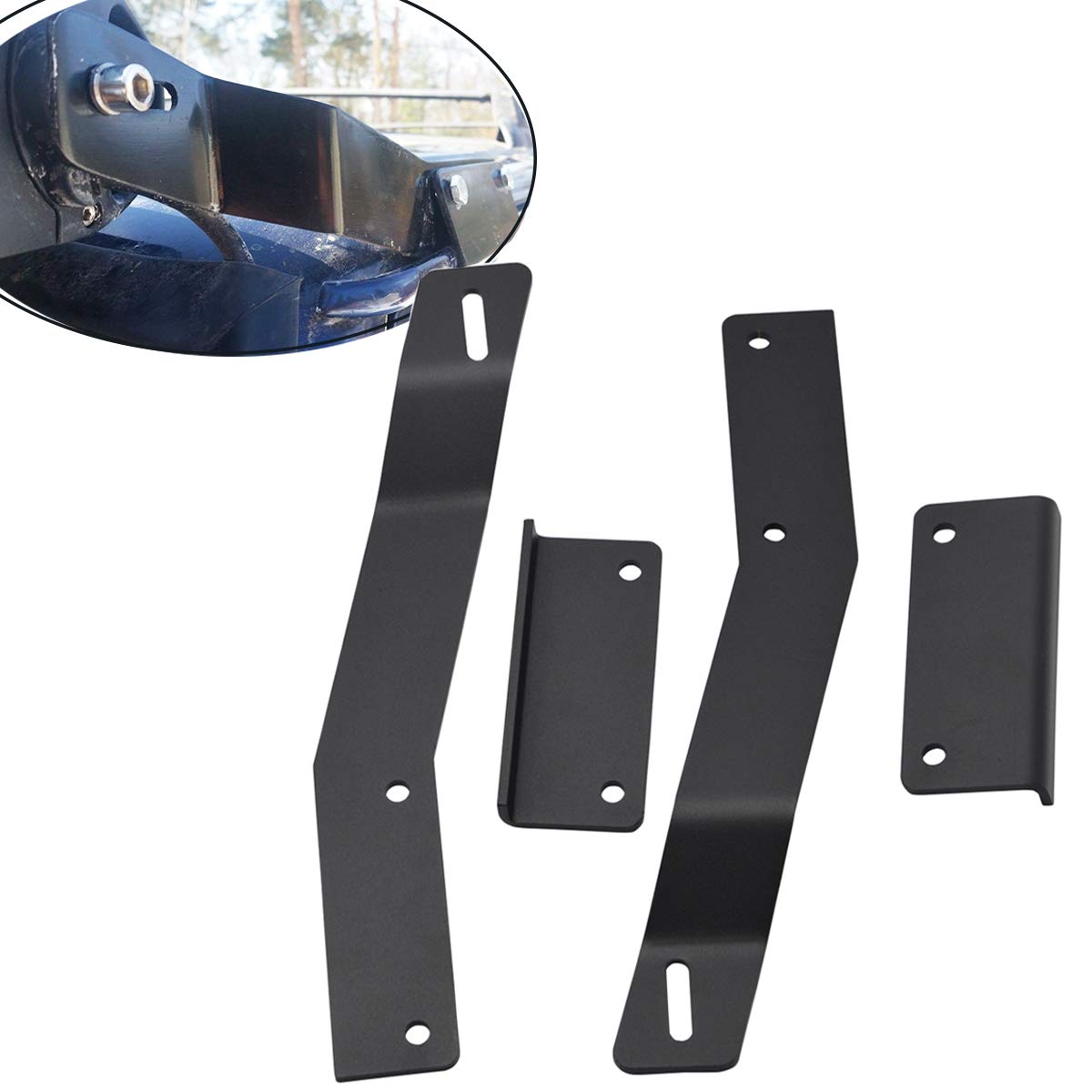 Photo 1 of XJMOTO Compatible with Jeep Cherokee XJ 1984-2001 Upper Roof Windshield 50'' LED Light Bar Mounting Bracket