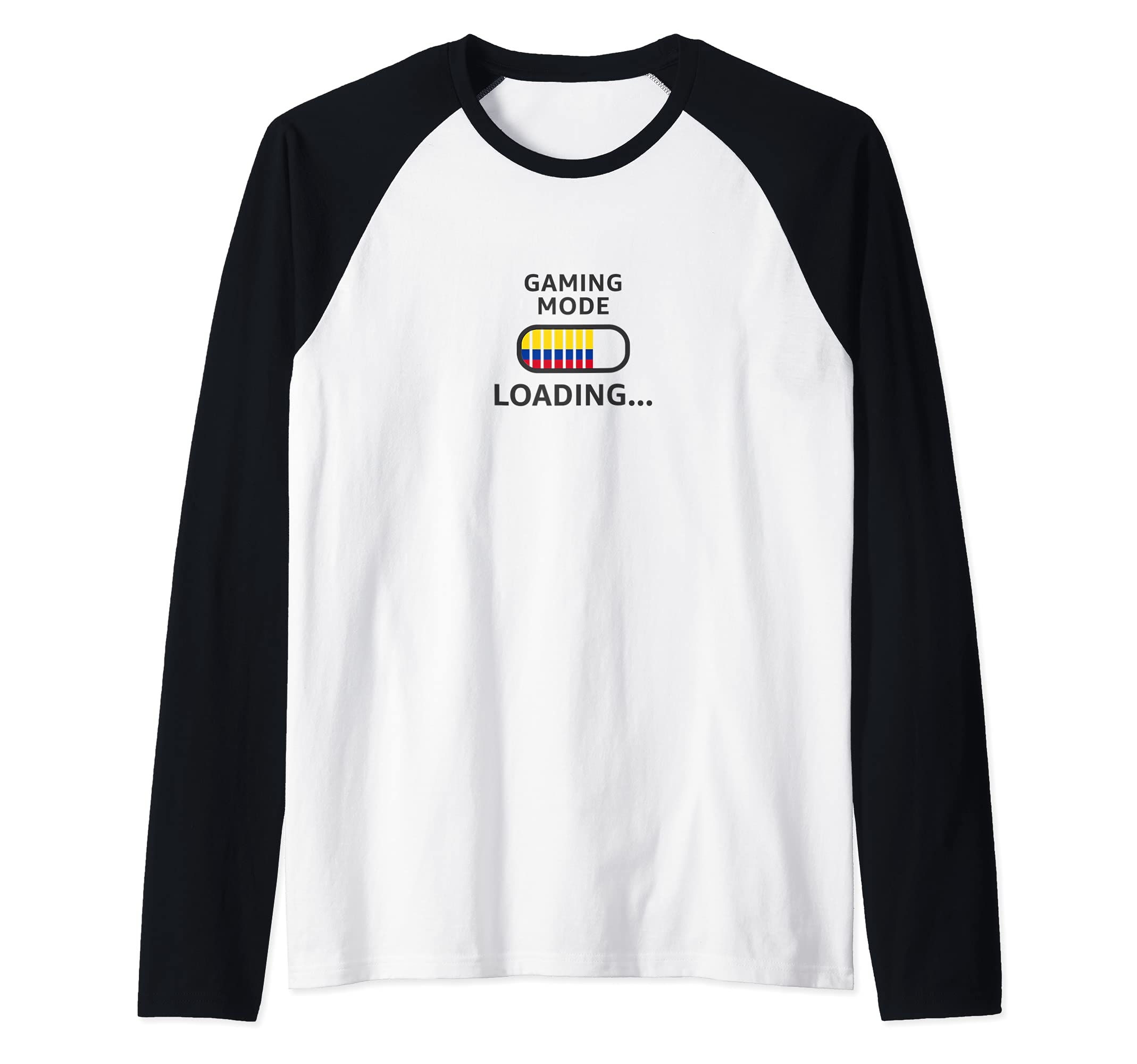 Flag Colombia Raglan Baseball Tee
