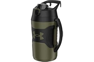 Under Armour Half Gallon Water Bottle Insulated, 64oz Insulated Water Bottle with Handle, Sports Water Jug, Fence Hook, Leak Resistant, for Baseball, Football & More