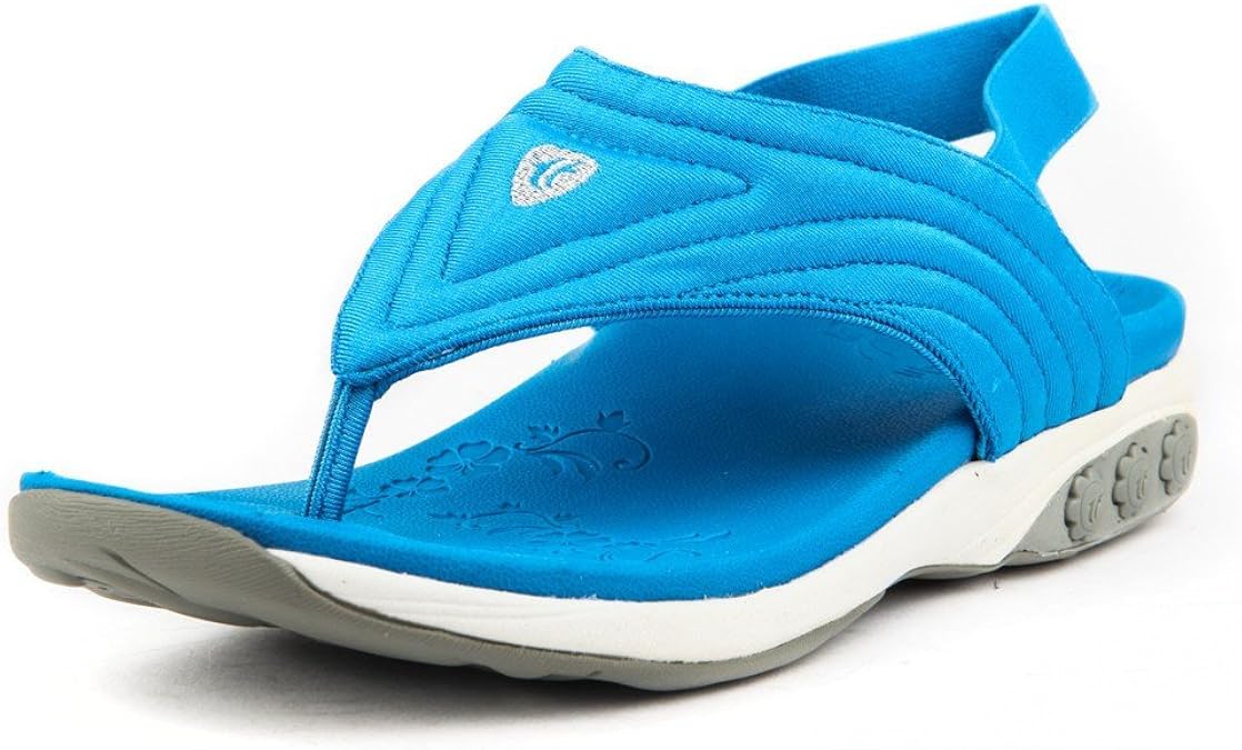 Amazon.com | Therafit Summer Women's Fabric Slingback Sport Sandal - for Plantar Fasciitis/Foot 