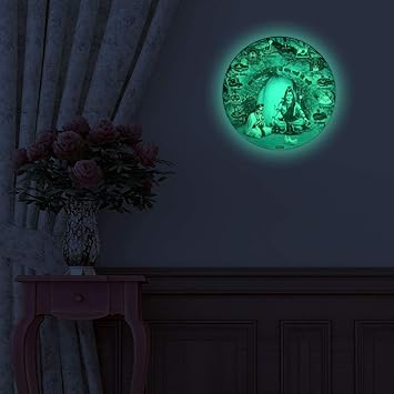 Buy Rangoli Radium Sticker Vinyl Standard Multicolour Online