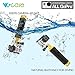 Floating Hand Grip for GoPro Hero5 4 Session/hero4/3+/3/2/1 and other Action Camera - EREACH Handle Grip & Handle Free Mount Accessories Kit & Water Sport Pole for Sport Camera