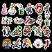 100pcs Super Mario Cartoon Stickers for Laptop Stickers Motorcycle Bicycle Skateboard Luggage Decal Graffiti Patches Waterproof Stickers for [No-Duplicate Sticker Pack]