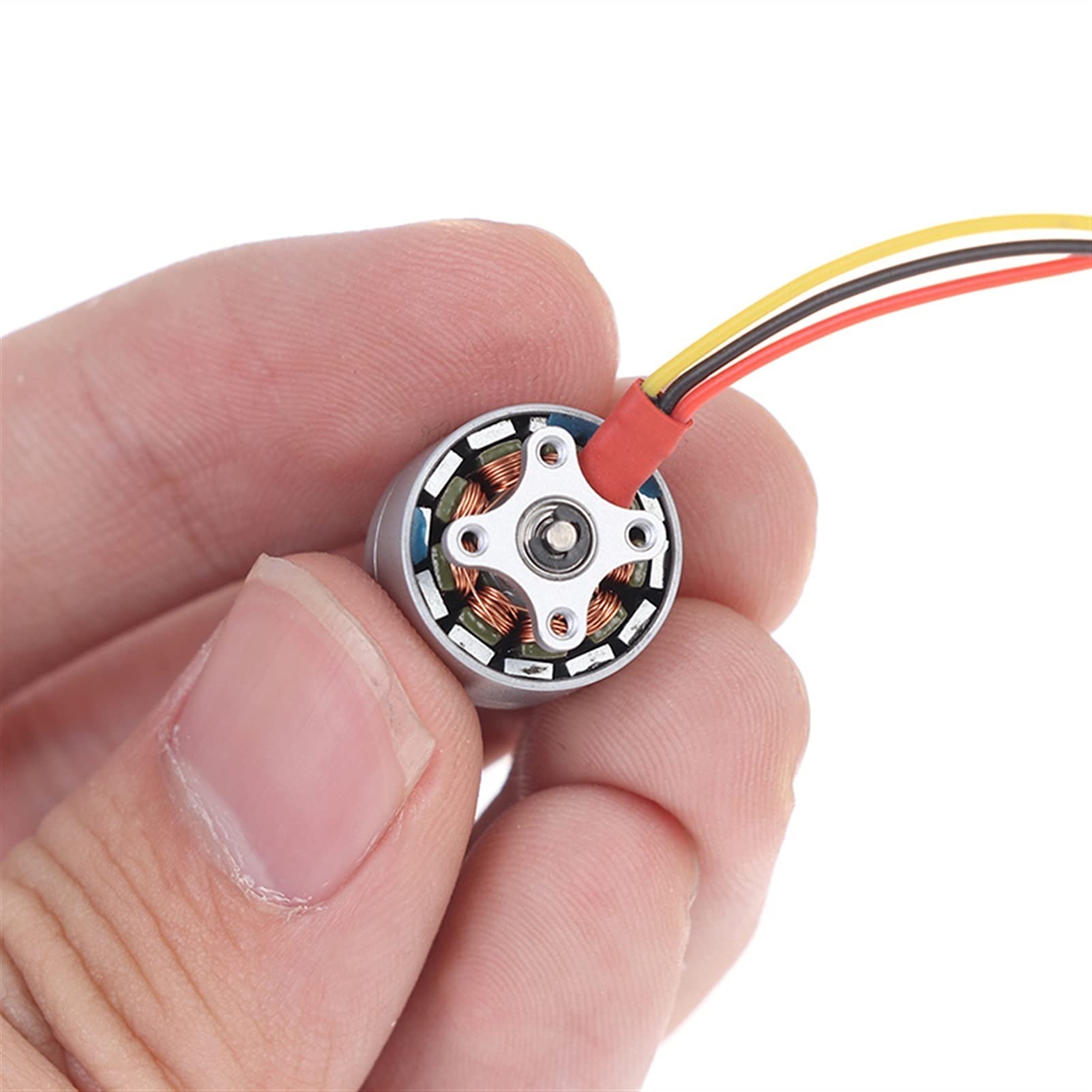 Lcuihong-Mini dc Motor Mini RC Quadcopter Drone Motor, Micro 1104 Brushless Motor, 1-2S 4300KV, Brushless Motor for Diy Mini FPV Indoor Traversing Machine DIY Sparing Parts