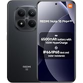 XIAOMI Redmi Note 15 Pro+ Plus 5G Ai (Compatible with Tmobile Mint Tello &amp; Global) (512GB + 12GB) NFC 6.83" 120Hz 200MP Ultra Camera Model 2510ERA8BG Unlocked Dual Sim Liberado (Black)