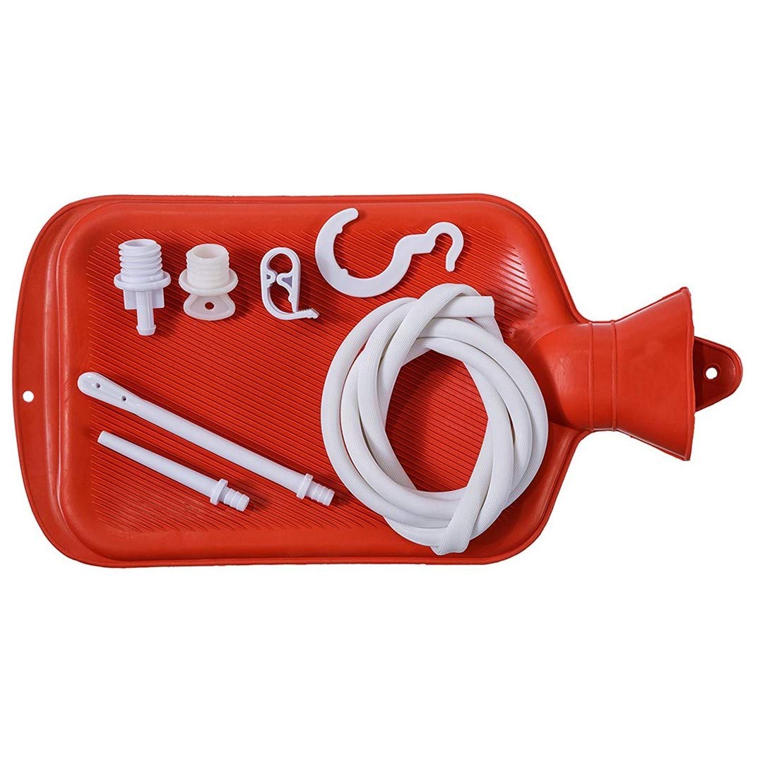 Photo 1 of Enema Bag Kit 2 Quart Home Water & Coffee Colon Cleansing Kit BPA Free Hot-Water Bag with 5 Foot Long Hose