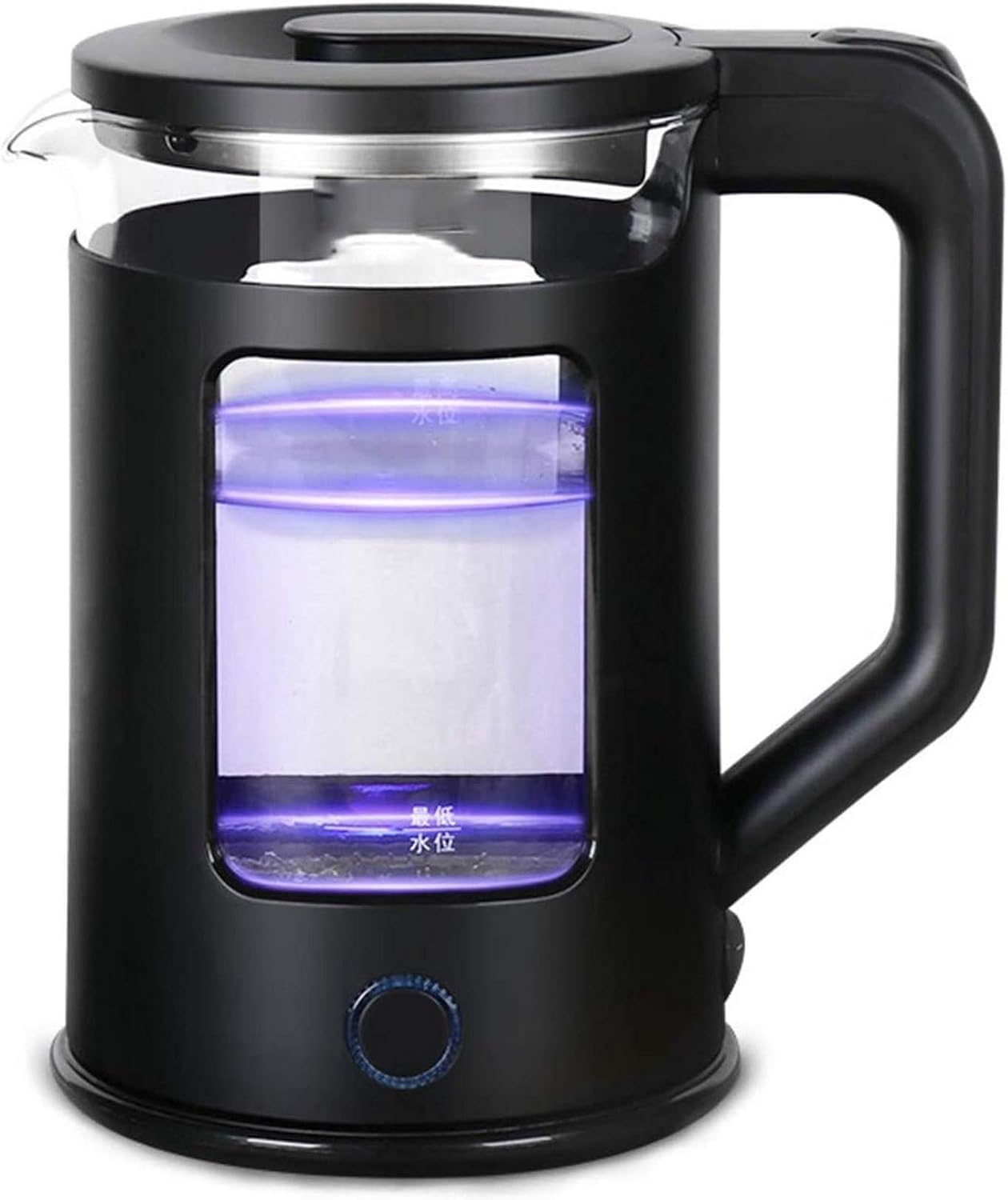 Kettle1.7L Glass Kettle with LED Indicator Lights, Fast Boil Tea