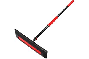SNOBRUM SnoMAXX, Premium Snow Remover for Cars, Trucks and Larger Vehicles - 40-72 Inch Telescoping Handle, No-Scratch Foam Head - Comfortable Handle to Push Snow Away Easily