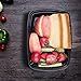 Glotoch Certified BPA-Free Microwavable Meal Prep Plastic Food Storage Containers with Lids, 28-Ounce, 10 Pack