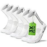 Lux Dual Grip Socks - Soccer Grip Socks for Men and Women. GripArray Performance & Comfort