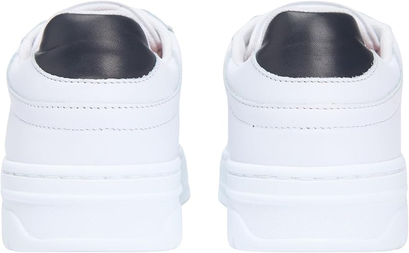Damen Cupsole Sneaker Sporty Corp aus Leder, Weiß (White), 37