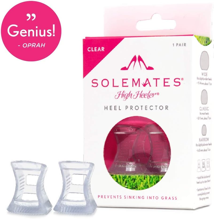 Solemates High Heel Clear Protectors (Clear, Wide)