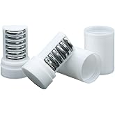 Slimline Coin CR2032 Battery Case, soft durable material - Pack of 2 (Holds 6 Batteries)