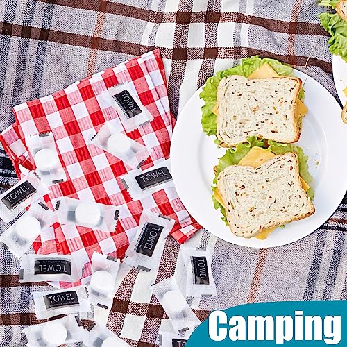 LOVEINUSA Compressed Towels Bulk, 360PCS Mini Coin Tissues Portable Towel Tablets Disposable Travel Towel for Camping Hiking Toilet Paper