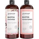 GoodMood Biotin Shampoo and Conditioner For Hair Growth, Hair Loss Treatment For Men and Women with DHT Blockers