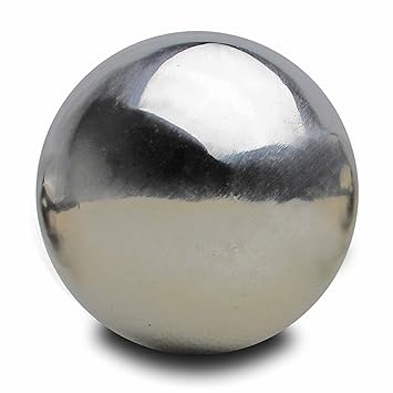 Large 35cm Stainless Steel Mirror Sphere Gazing Ball Garden Ornament (2)