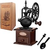 Manual Coffee Grinder Bean Grinders For Home Use Vintage Wooden Coffee Decor Retro Coffee Maker Hand Grinder Coffee Mill (Ferris wheel A)