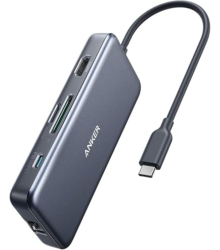 Amazon.com: Anker USB-C Hub (7-in-1, 4K HDMI) with 3 5Gbps