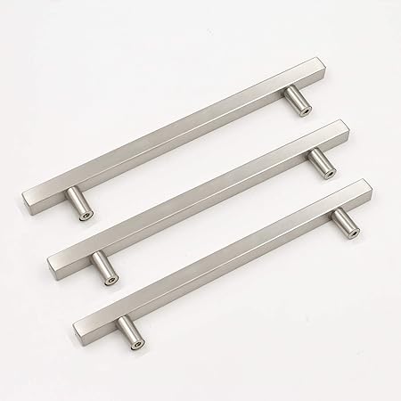 Gebürstet Edelstahl Möbelgriffe Schrankgriff 128mm – Goldenwarm 15 Stück Küchengriff Stangengriff Relinggriffe LSJ22BSS128 Bo