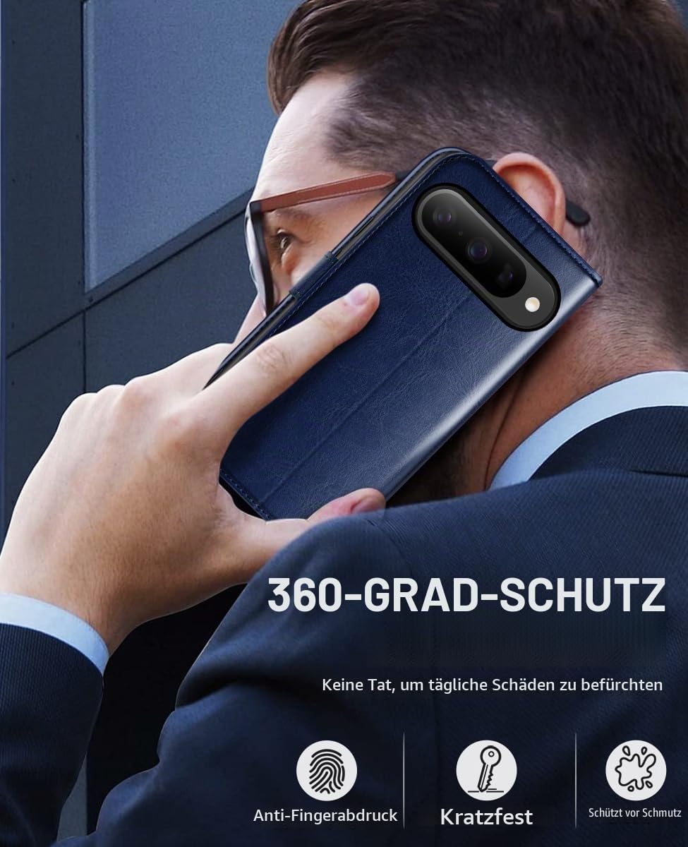 OCASE Schutzhülle für Google Pixel 10/10 Pro Hülle Kartenfach Blau 7