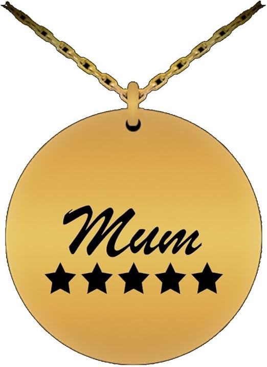 mum engraved necklace