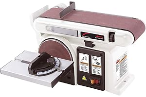 Shop Fox W1855 Horizontal/Vertical Belt Sander with 6" Disc