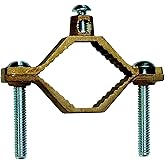 Sigma Electric ProConnex 41311 Ground Clamp 1-1/4 to 2-Inch, 1-Pack, No Size, Bronze