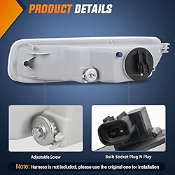 Nilight Fog Lights Assembly Compatible with 2003