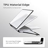 BlueSwan Case for MacBook Air 13.3 M1 A2337 A2179 A1932 Frosted Clear view 4