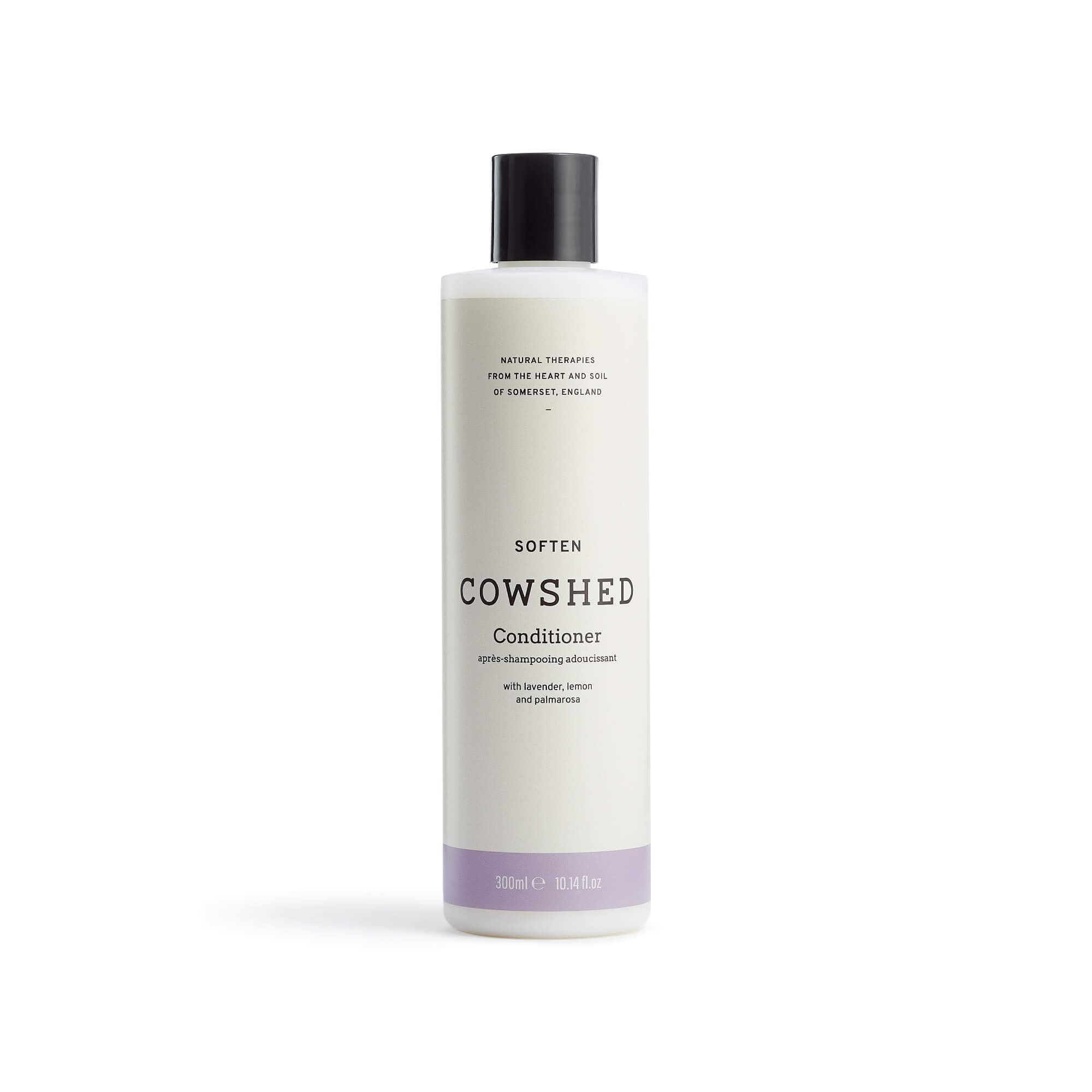 Cowshed Soften Conditioner 300ml | Gentle Conditioner for All Hair Types | Natural, Vegan, & Paraben Free | Softening & Brightening with May Chang, Lemon, and Lavender