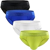 iKingsky Men's Sporty Pocuh Briefs Underwear Low Rise Bulge Under Panties