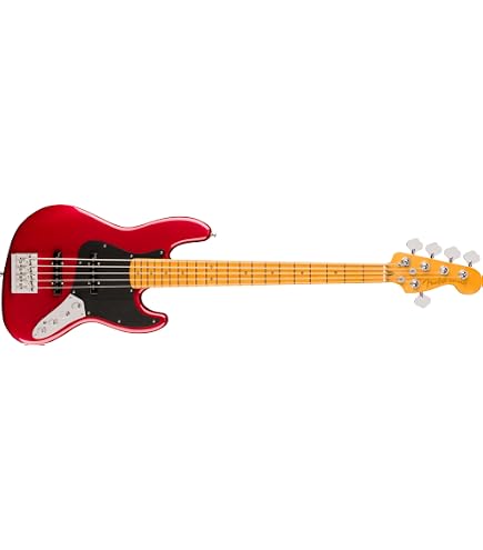 Amazon.com: Fender American Ultra II Jazz Bass V - Avalanche with