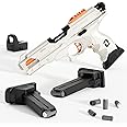 Toy Gun Soft Bullet Pistol,Safe Foam Dart Blaster Toy Shooting Games with 60 Soft Darts 2 Magazines for 8+ Year Old,Christmas Thanksgiving Day Birthday Gifts for Teen Youth Boys Girls