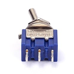 HiLetgo 10pcs AC125V 6A ON/ON SPDT 3 Terminals 2