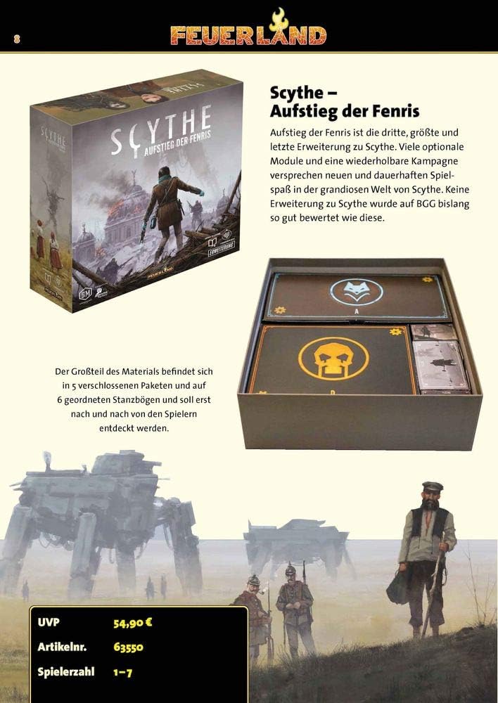 Feuerland Spiele 63550 Scythe: Ascent of Fenris, Mehrfarbig - Image 3