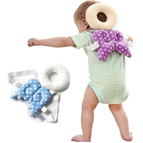 EAYIRA Cotton Baby Head Protector Baby Toddlers Head Safety Pad Cushion Baby Back Protection