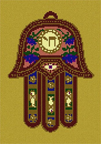 Pepita Hamsa Chai Needlepoint Kit