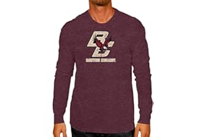 Campus Colors NCAA Adult MVP Heathered Logo Long-Sleeve Shirt