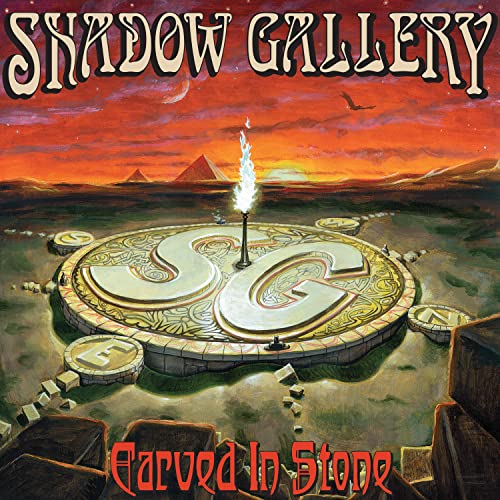 Carved In Stone – Red/black Splatter