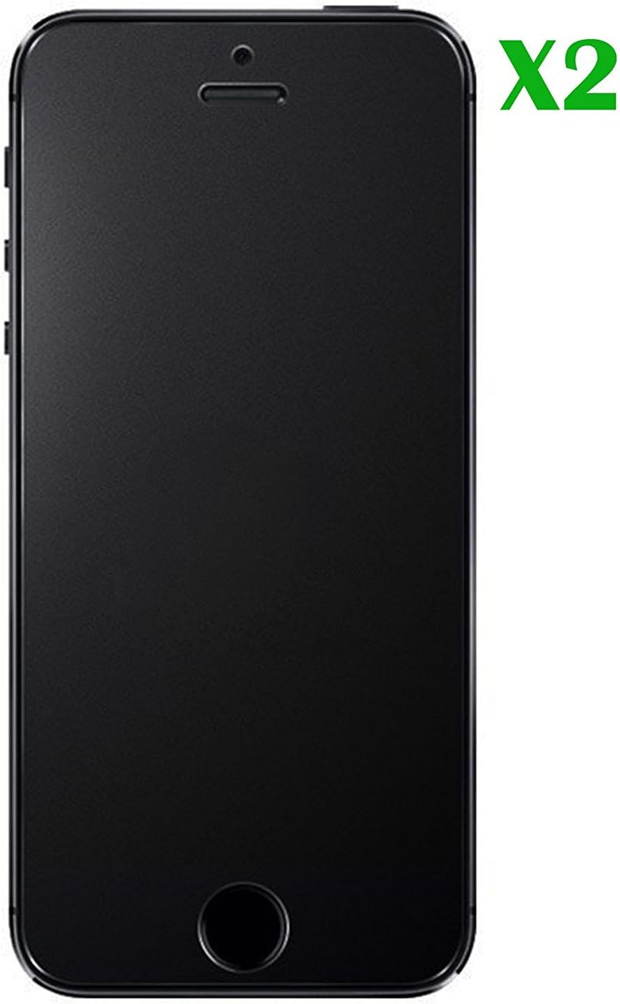 AMBM Compatible for iPhone 5 5S 5C SE Matte Tempered Glass Screen Protector Anti-Fingerprint Anti-Glare Ultra thin Touch Smooth 9H 2 Pack