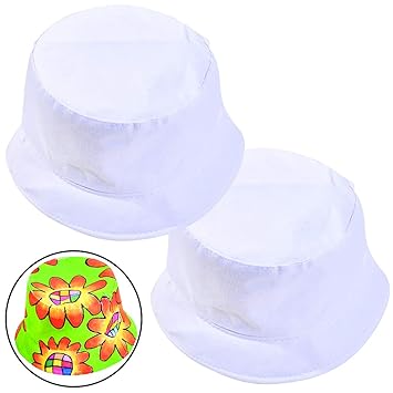 kids white sun hat